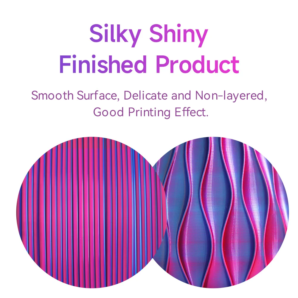 eSUN Magic Silk PLA Filament 1.75mm, Dual & Tri-Color, 1 kg – photo 4