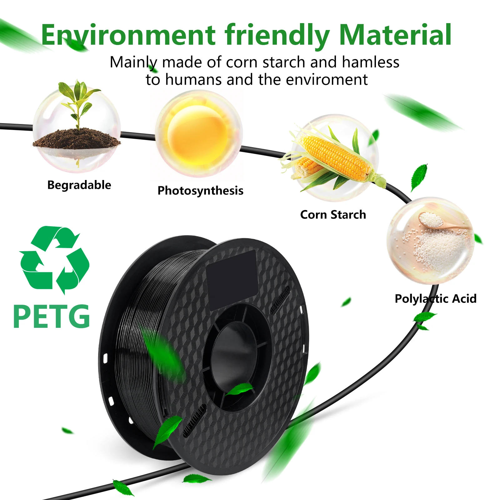 Kee Pang PETG Filament 1.75mm, 10 kg (10 × 1 kg Spools) – photo 3
