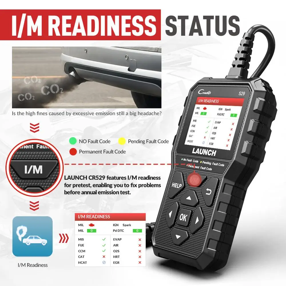 LAUNCH CR529 OBD2 Code Reader – photo 2