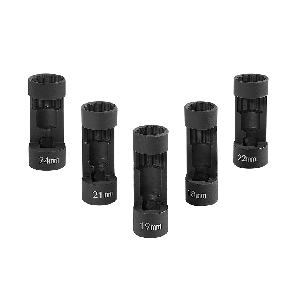 UTMALL Strut Nut Socket Set, 1/2" Drive, 5 Pieces – photo 6