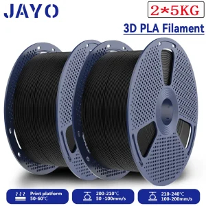 JAYO PLA Filament 1.75mm, 2 × 5 kg Large Spools