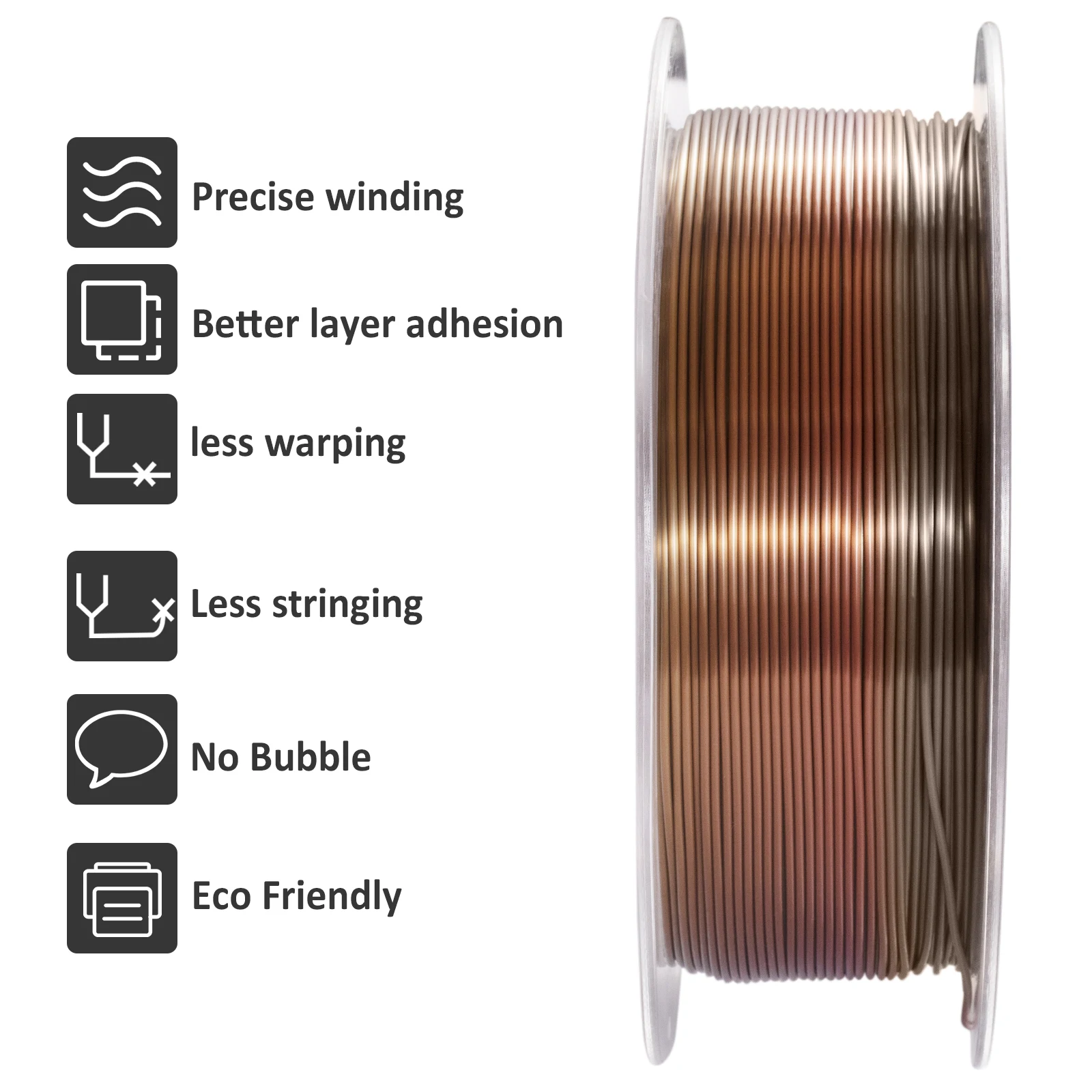 Geeetech Silk PLA Filament 1.75mm, 5 kg (5 × 1 kg) – photo 4
