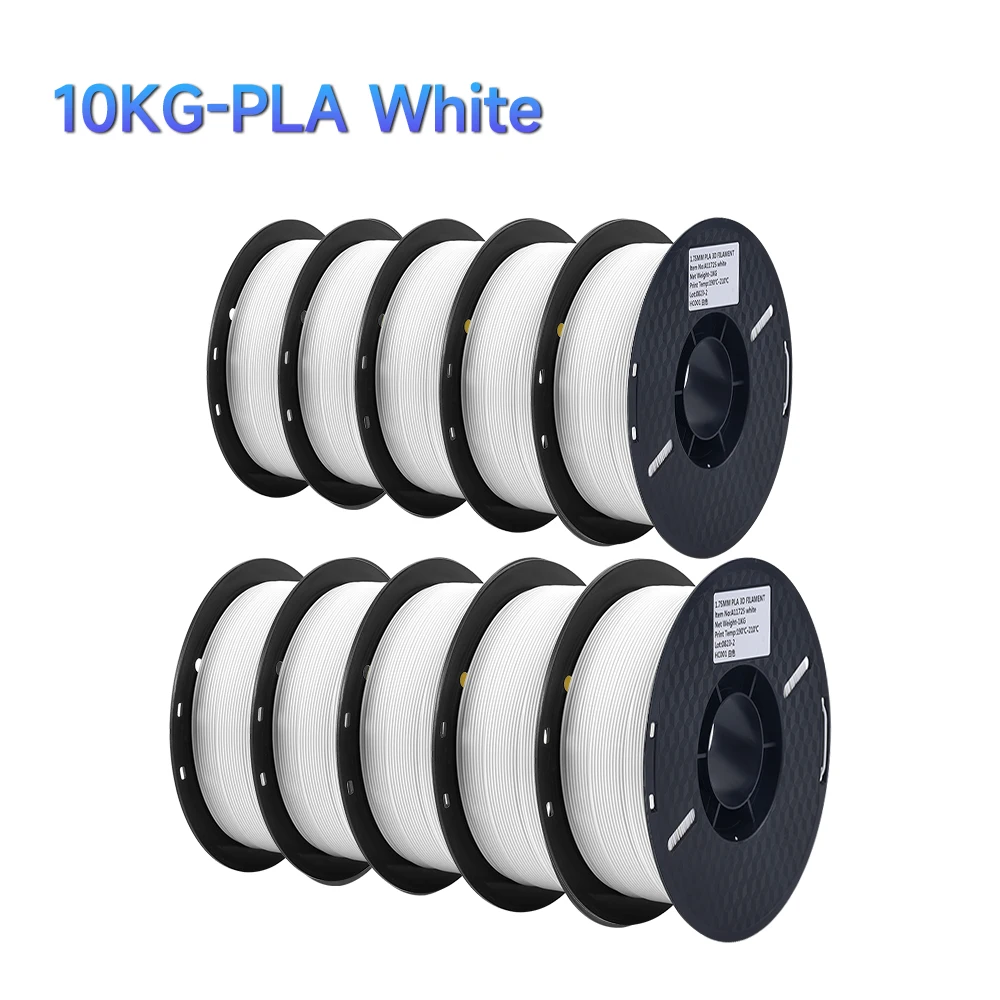 Kee Pang PLA Filament 1.75mm, 10 kg Set, White