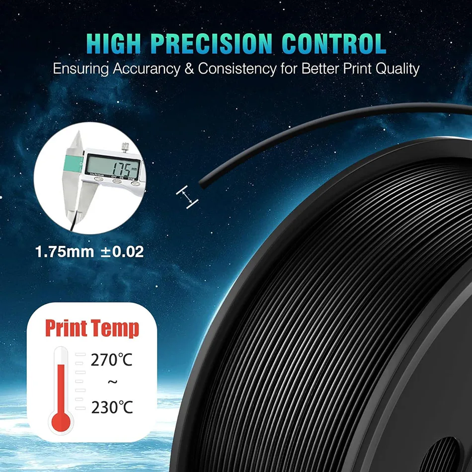 JAYO ABS Filament 1.75mm, 5 Rolls – photo 3