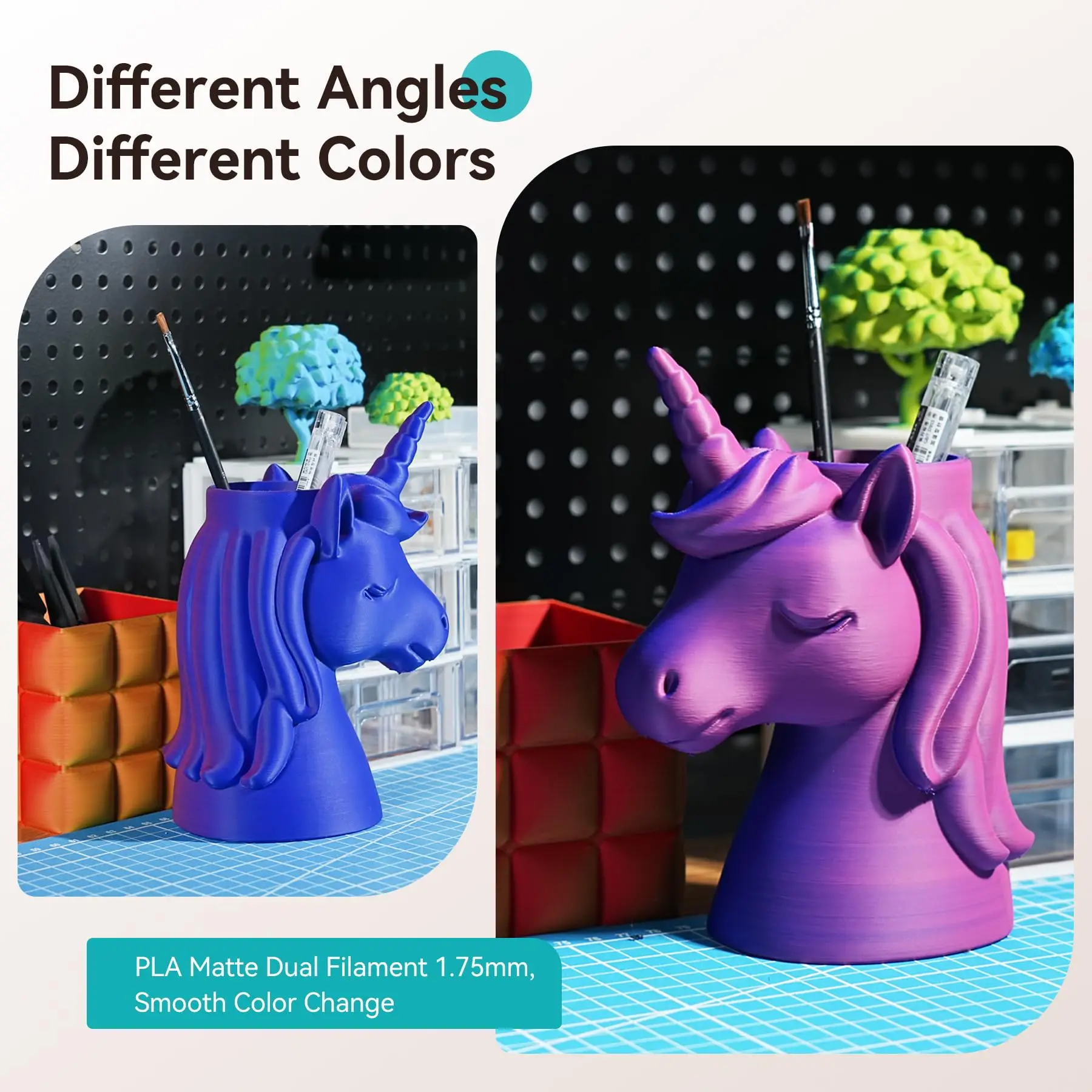 SUNLU Dual Color Matte PLA Filament 1.75mm, 10 kg – photo 4