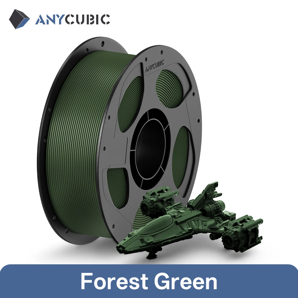 ANYCUBIC PETG Filament 1.75mm, 1 kg Spool, 1KG Forest Green