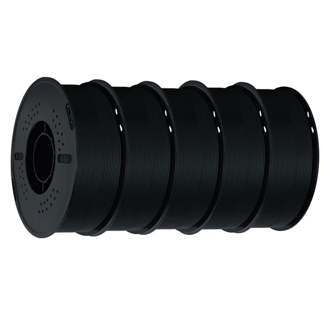 KINGROON ABS Filament 1.75mm, 5 kg (5 × 1 kg), ABS Black 5kg