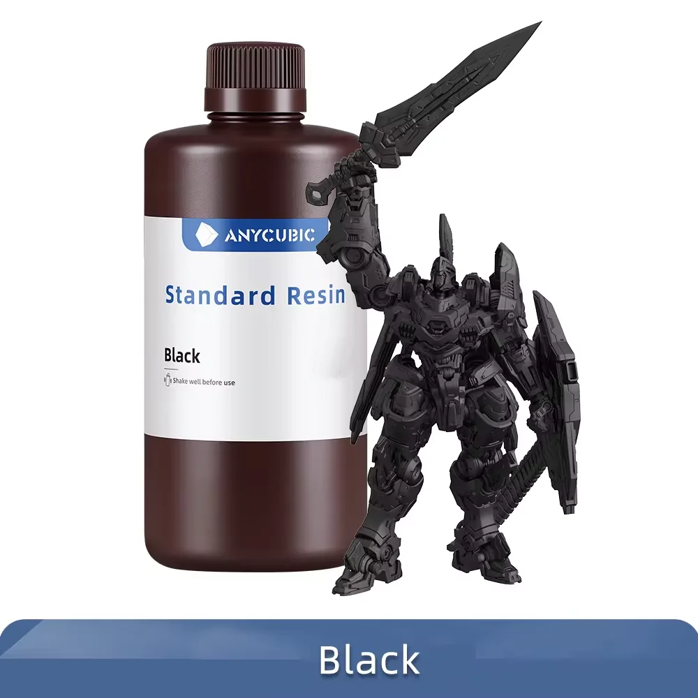 ANYCUBIC Standard UV Resin 405nm, 20 kg Bulk, 20kg BLACK