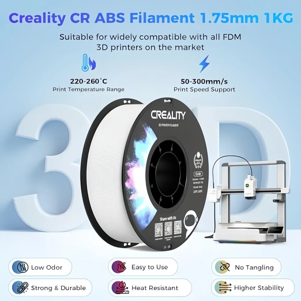 Creality CR-ABS Filament 1.75mm, 1 kg Spool – photo 6