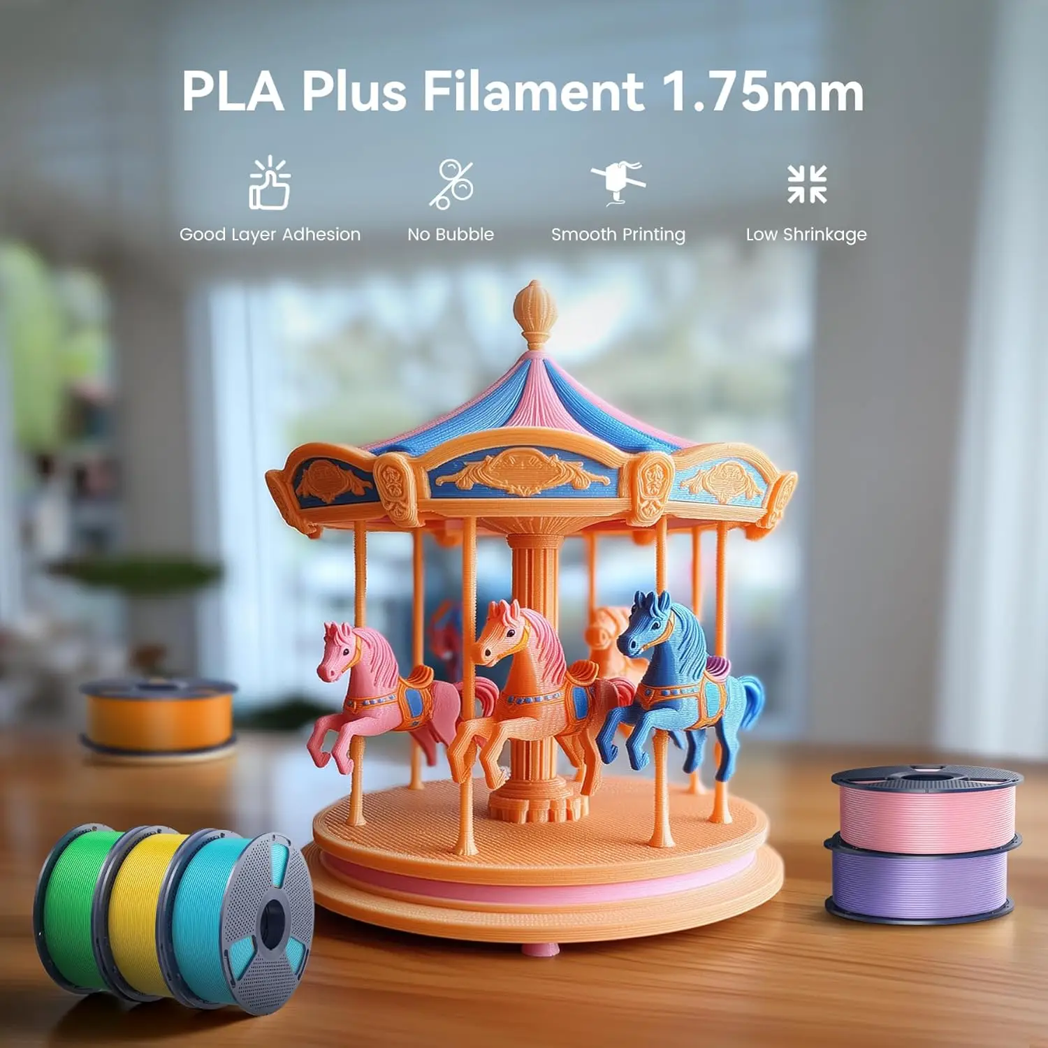 SUNLU PLA, PLA+ & PETG Filament 1.75mm, 1 kg Spool
