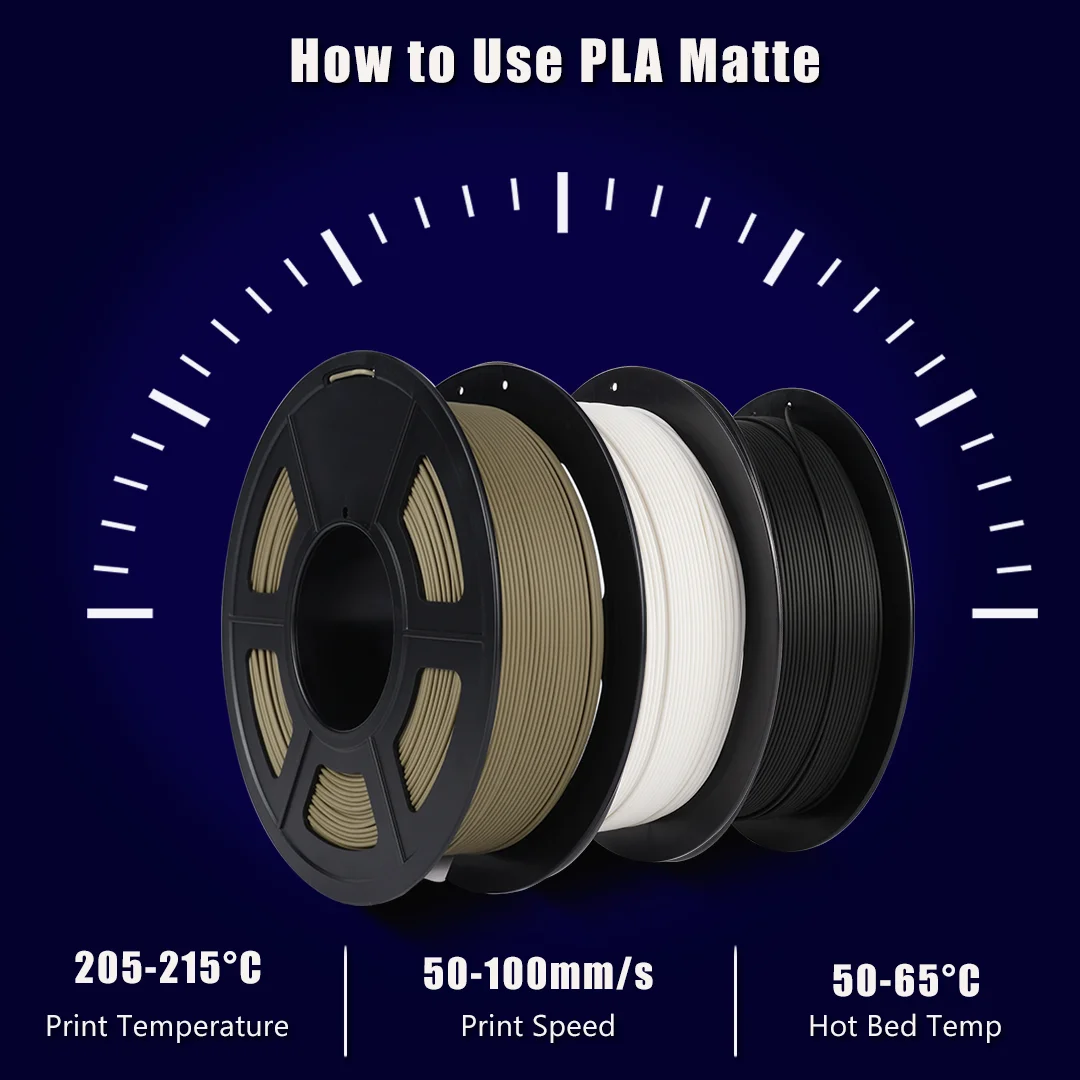 SUNLU Matte PLA Filament 1.75mm, 1 kg Spool – photo 3