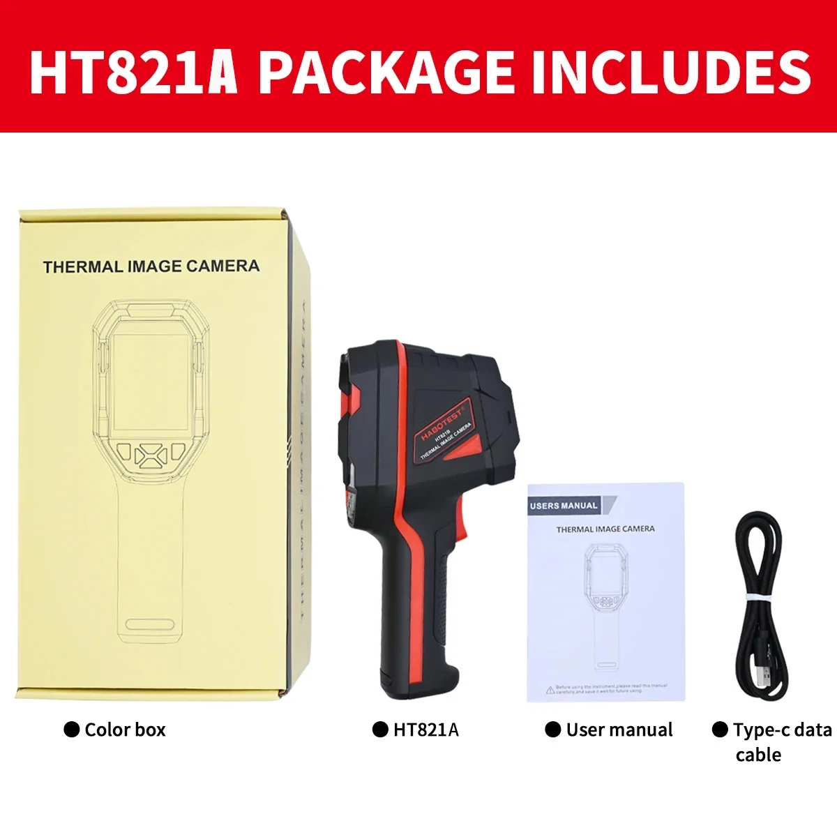 HABOTEST HT821A Rechargeable Thermal Imaging Camera – photo 6