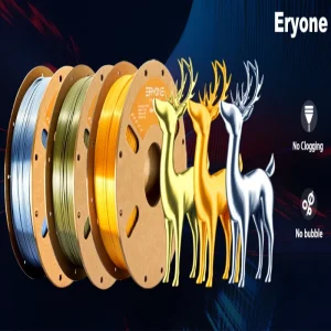 ERYONE Ultra Silk PLA Filament 1.75mm, 3 kg (3 × 1 kg)