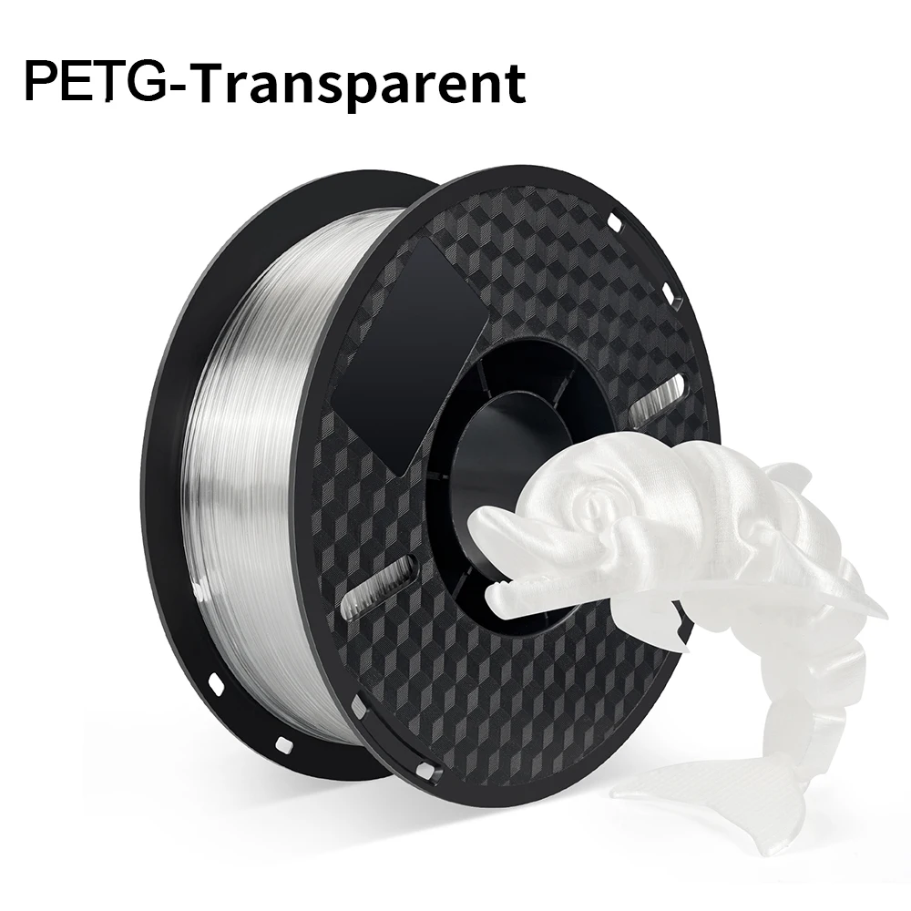 Kee Pang PETG Filament 1.75mm, 1 kg Spool, Transparent 1kg