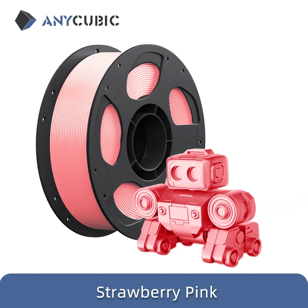 ANYCUBIC High Speed PLA Filament 1.75mm, 3 kg Spool, 3kg Strawberry Pink