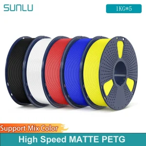 SUNLU High Speed Matte PETG Filament 1.75mm, 5 kg