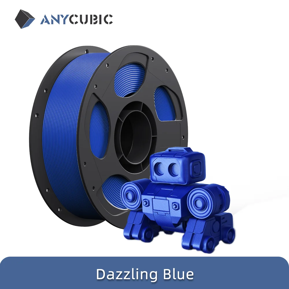ANYCUBIC High Speed PLA Filament 1.75mm, 3 kg Spool, 3kg Dazzling Blue