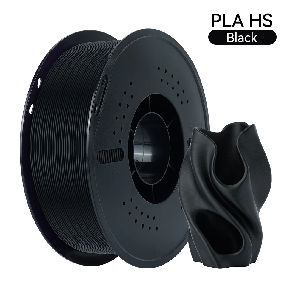 KINGROON High Speed PLA (HS-PLA) Filament 1.75mm, 1 kg or 5 kg, Black 1KG