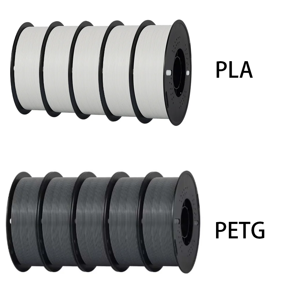 KINGROON PLA + PETG Filament Bundle 1.75mm, 10 kg, PLA WE PETG GR 10KG