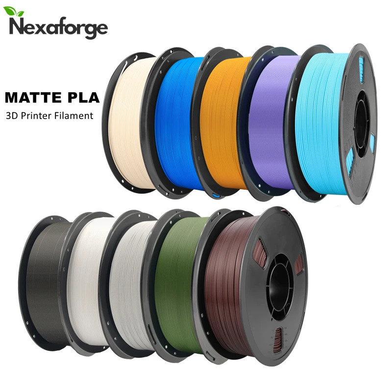 Nexaforge Matte PLA Filament 1.75mm, 4 kg (4 × 1 kg)