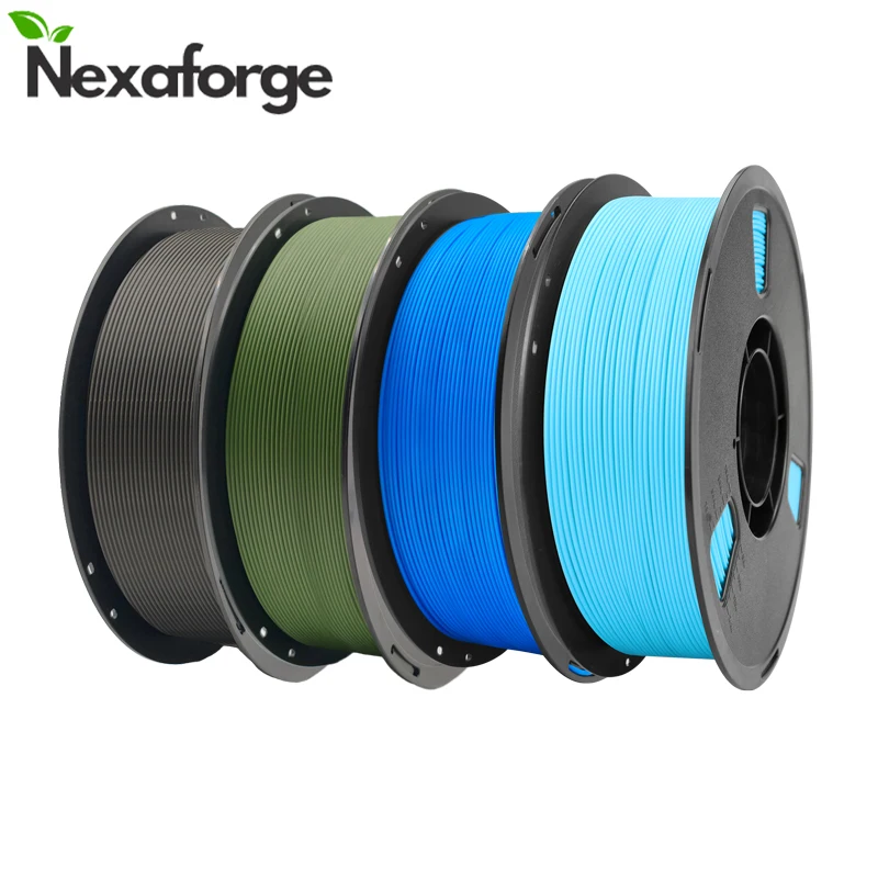 Nexaforge Matte PLA Filament 1.75mm, 4 kg (4 × 1 kg), Mix Color D 4kg
