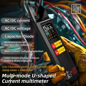 BSIDE U5 Fork Clamp Meter, True RMS, AC/DC