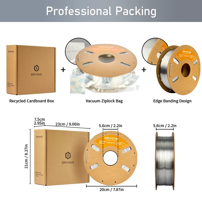 ERYONE Ultra-Silk PLA Filament 1.75mm, 1 kg Spool – photo 5