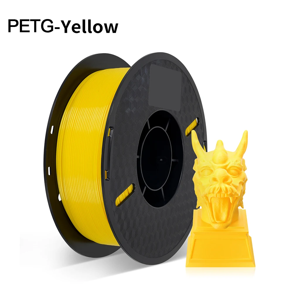 Kee Pang PETG Filament 1.75mm, 1 kg Spool, Yellow 1kg