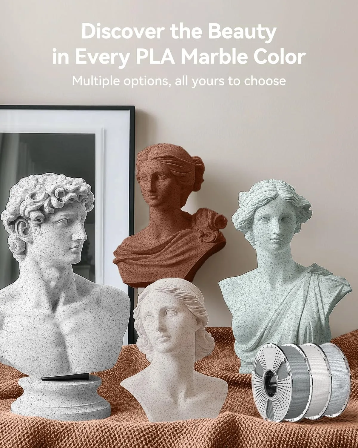SUNLU High Speed Marble PLA Filament 1.75mm, 10 kg – photo 6