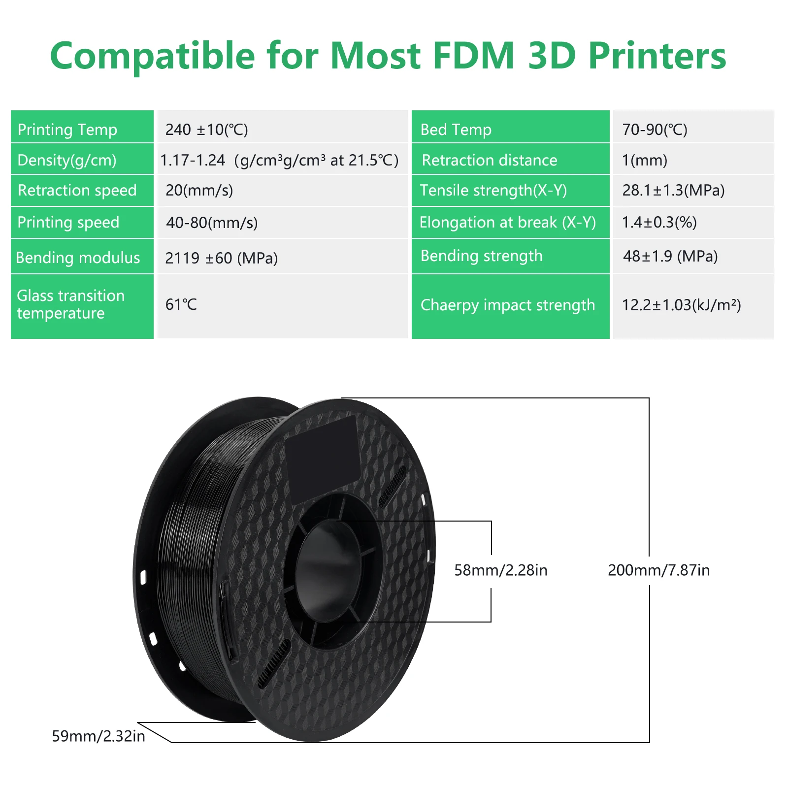 Kee Pang PETG Filament 1.75mm, 1 kg Spool – photo 5