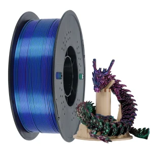 KINGROON Tri-Color Silk PLA Filament 1.75mm, 5 kg