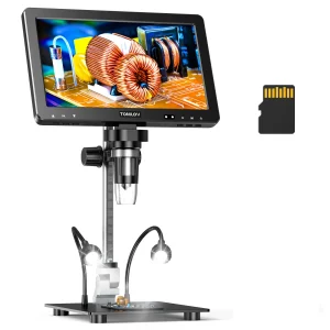 TOMLOV DM9 Max 10.1" HDMI Digital Microscope, 1500X