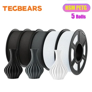 TECBEARS High Speed Matte PETG Filament 1.75mm, 5 kg Set