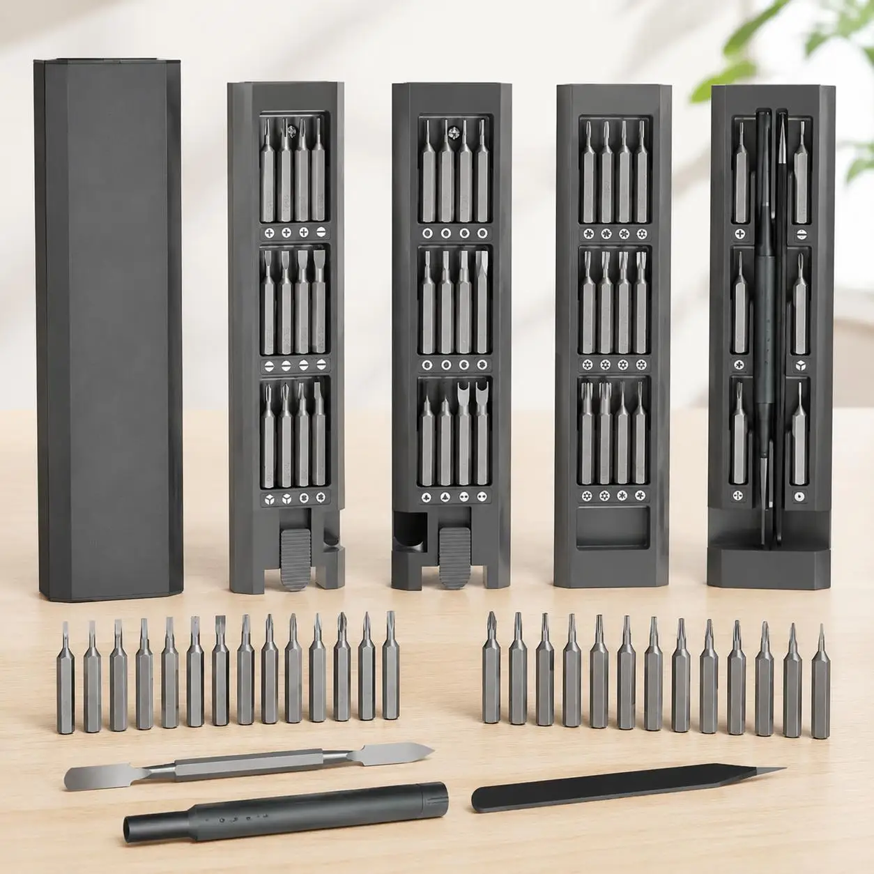 STONEGO Precision Screwdriver Set with Magnetic Bits, 31 to 71 Pieces – photo 2