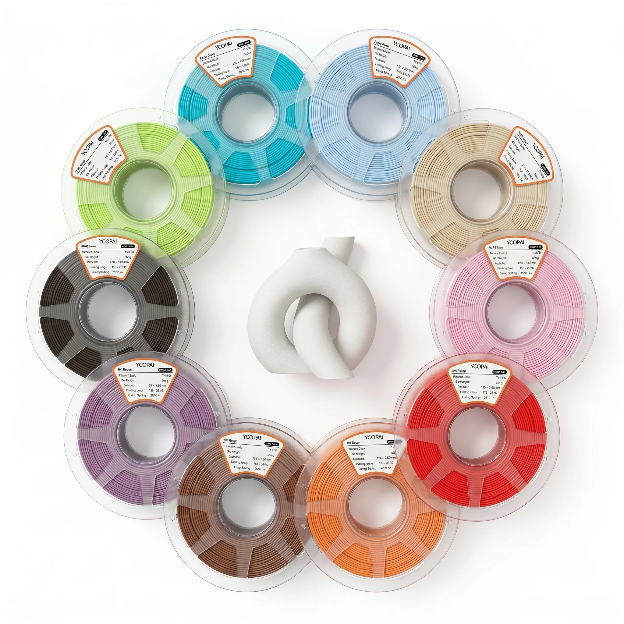 YOOPAI Matte PLA+ Filament Sampler, 8 or 16 × 250 g – photo 6