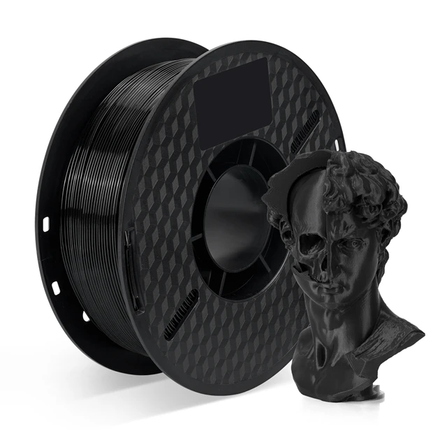 KINGROON PETG Filament 1.75mm, 1 kg Spool, Black