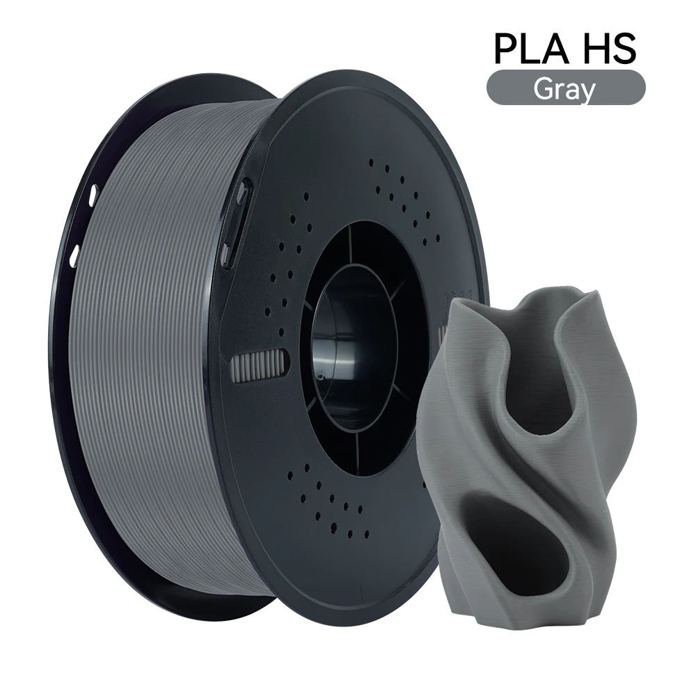 KINGROON High Speed PLA (HS-PLA) Filament 1.75mm, 1 kg or 5 kg, Grey 1KG