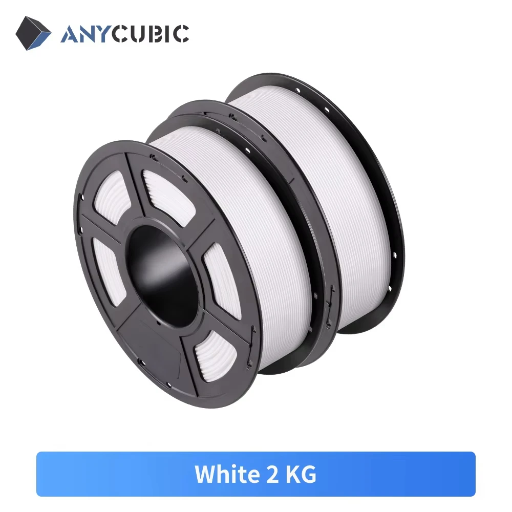 ANYCUBIC PLA Filament 1.75mm, 1 kg or 2 kg, 2kg white