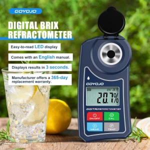 GOYOJO GT128 Digital Brix Refractometer, 0–55%