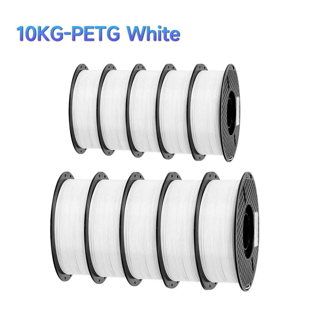 Kee Pang PETG Filament 1.75mm, 10 kg (10 × 1 kg Spools), White
