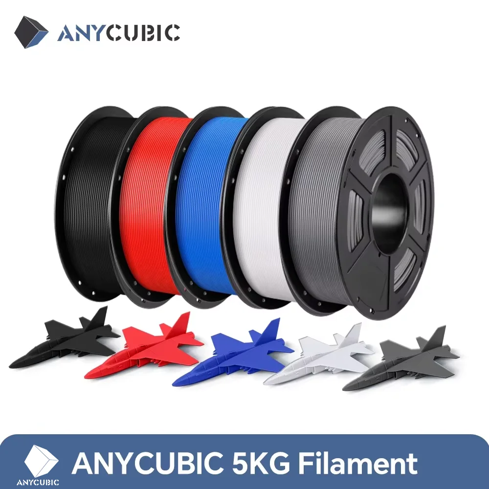 ANYCUBIC PLA Filament 1.75mm, 5 kg (5 × 1 kg)