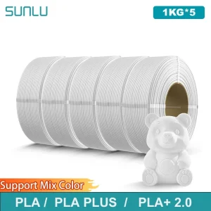 SUNLU PLA+ Refill Filament 1.75mm, 5 kg, Spool-Free (MasterSpool)