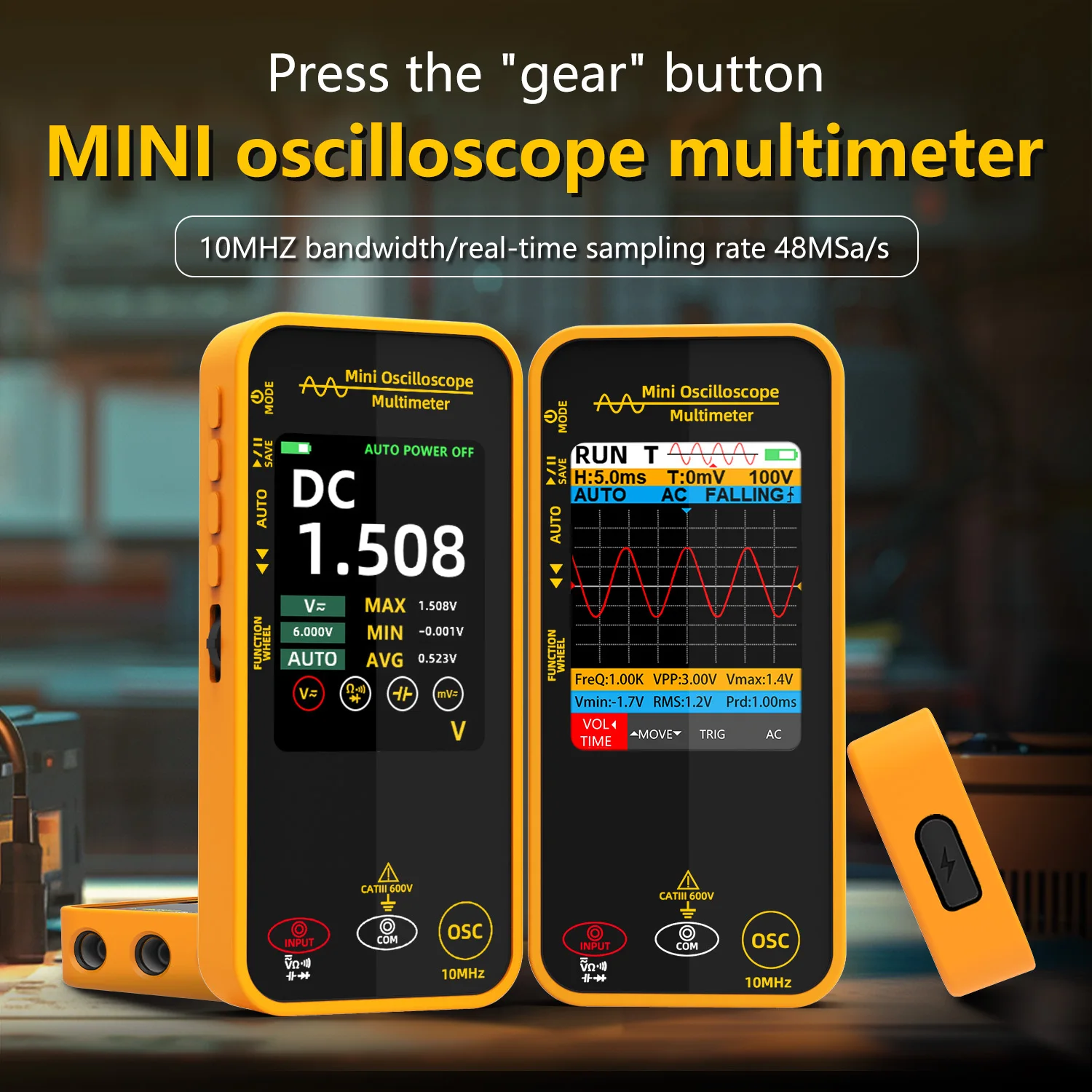BSIDE OS1 Graphic Multimeter & Oscilloscope 2-in-1 – photo 2