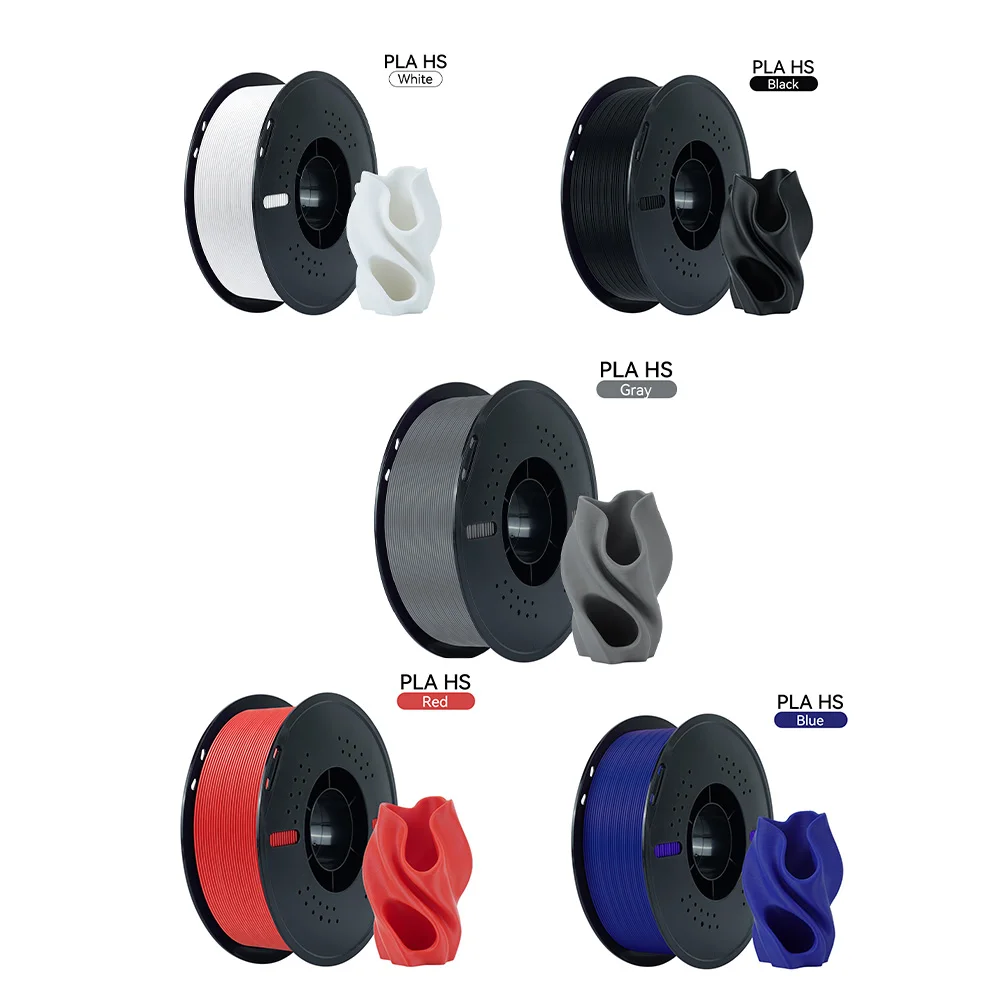 KINGROON High Speed PLA (HS-PLA) Filament 1.75mm, 1 kg or 5 kg, MIX Color A