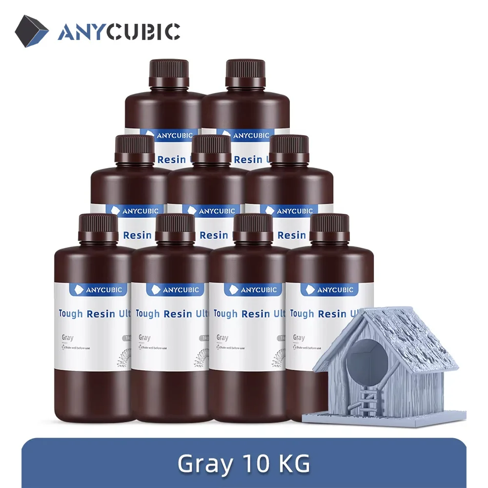 ANYCUBIC Flexible Tough Resin 2.0, 10 kg, 10kg Grey