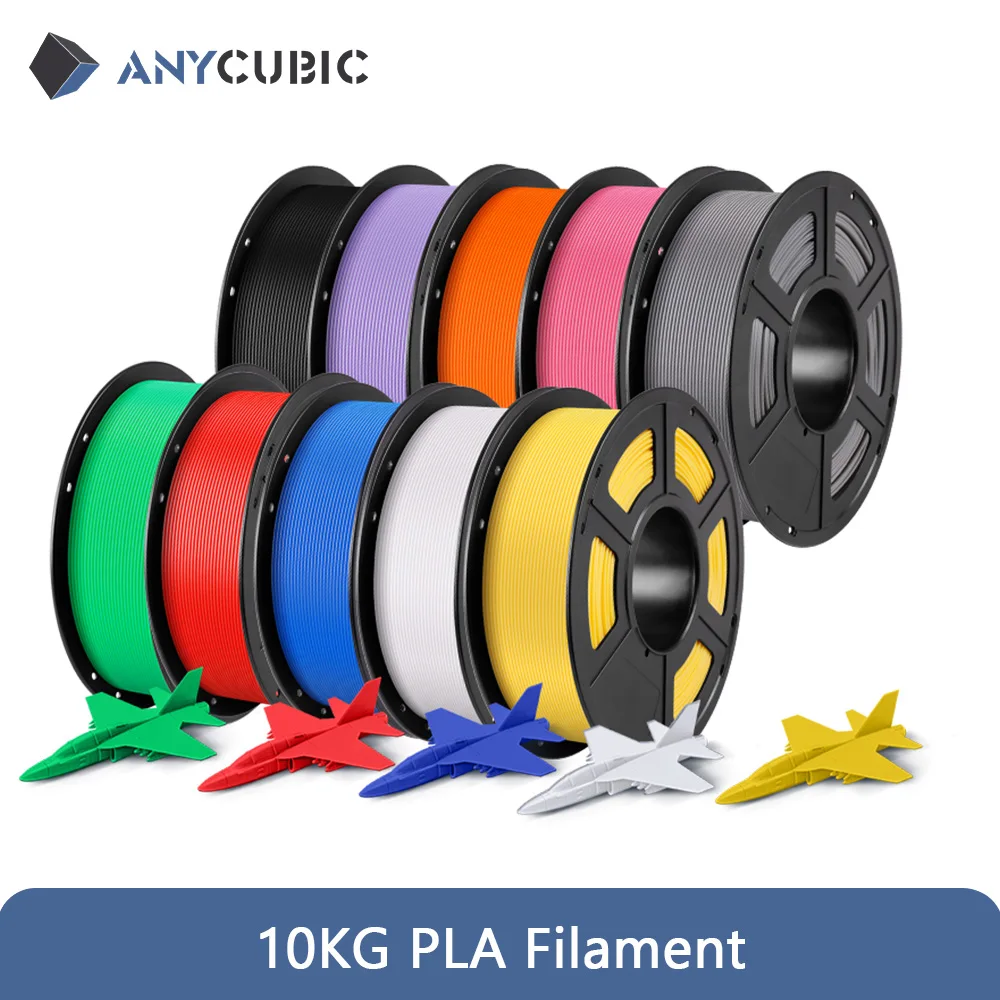 ANYCUBIC PLA Filament 1.75mm, 10 kg (10 × 1 kg)