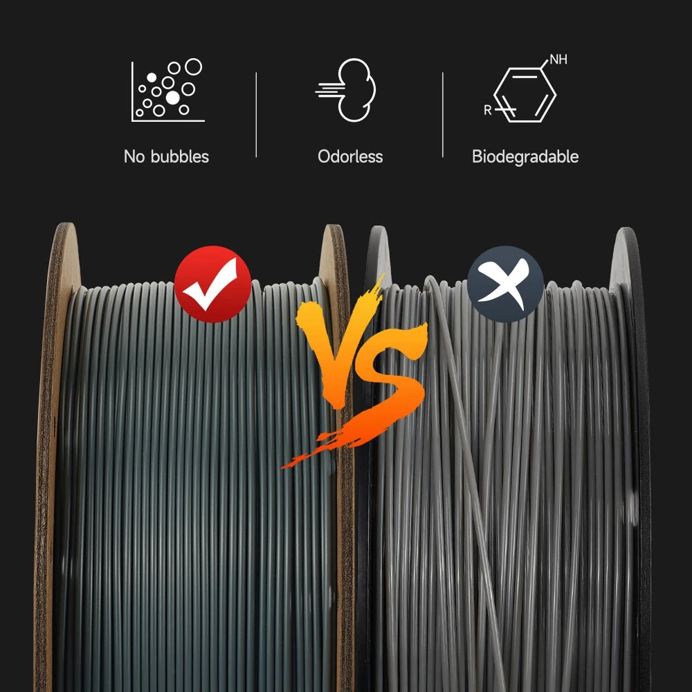 KINGROON PLA, PETG & ABS Filament 1.75mm, 5 kg Single-Color Packs – photo 2