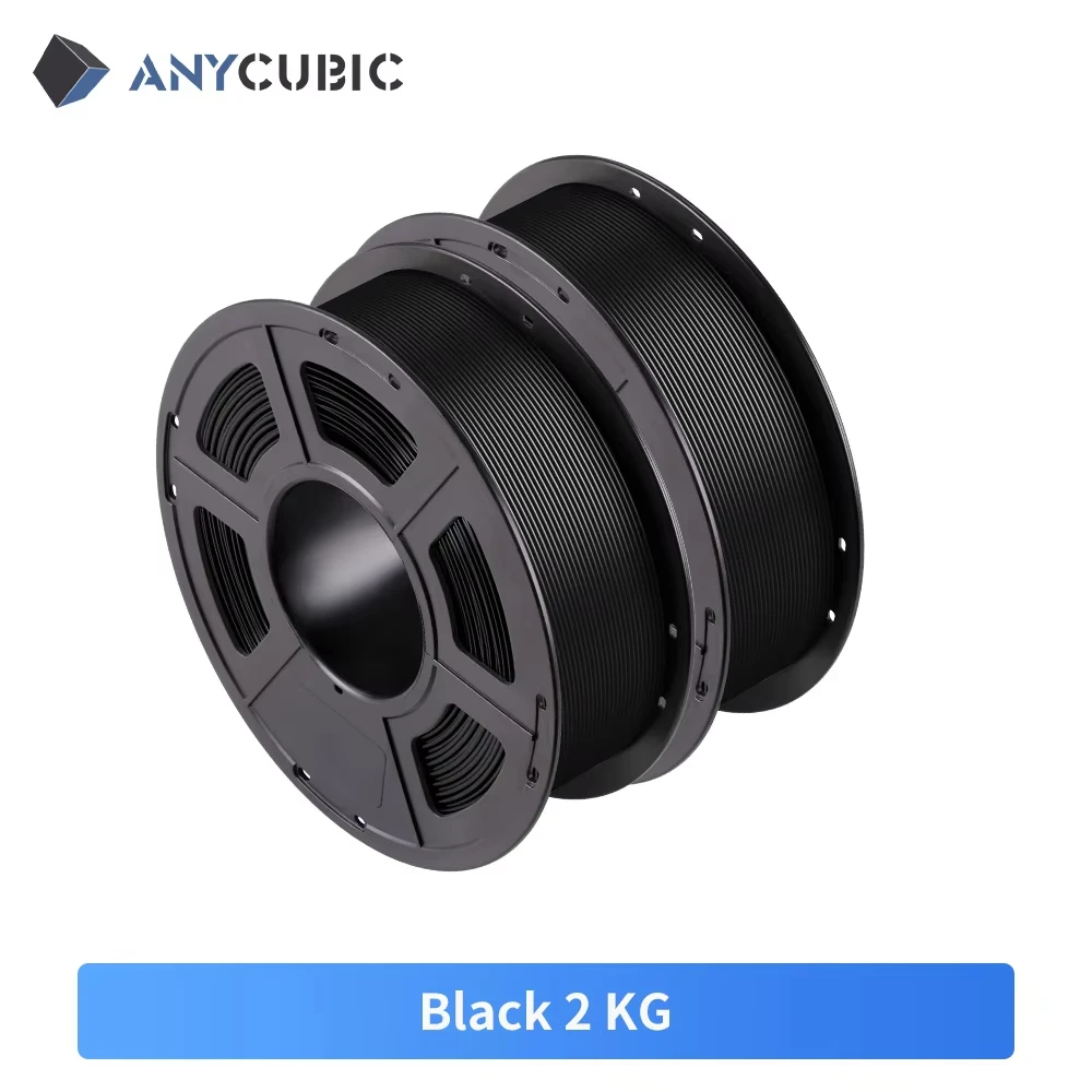 ANYCUBIC PLA Filament 1.75mm, 1 kg or 2 kg, 2kg black