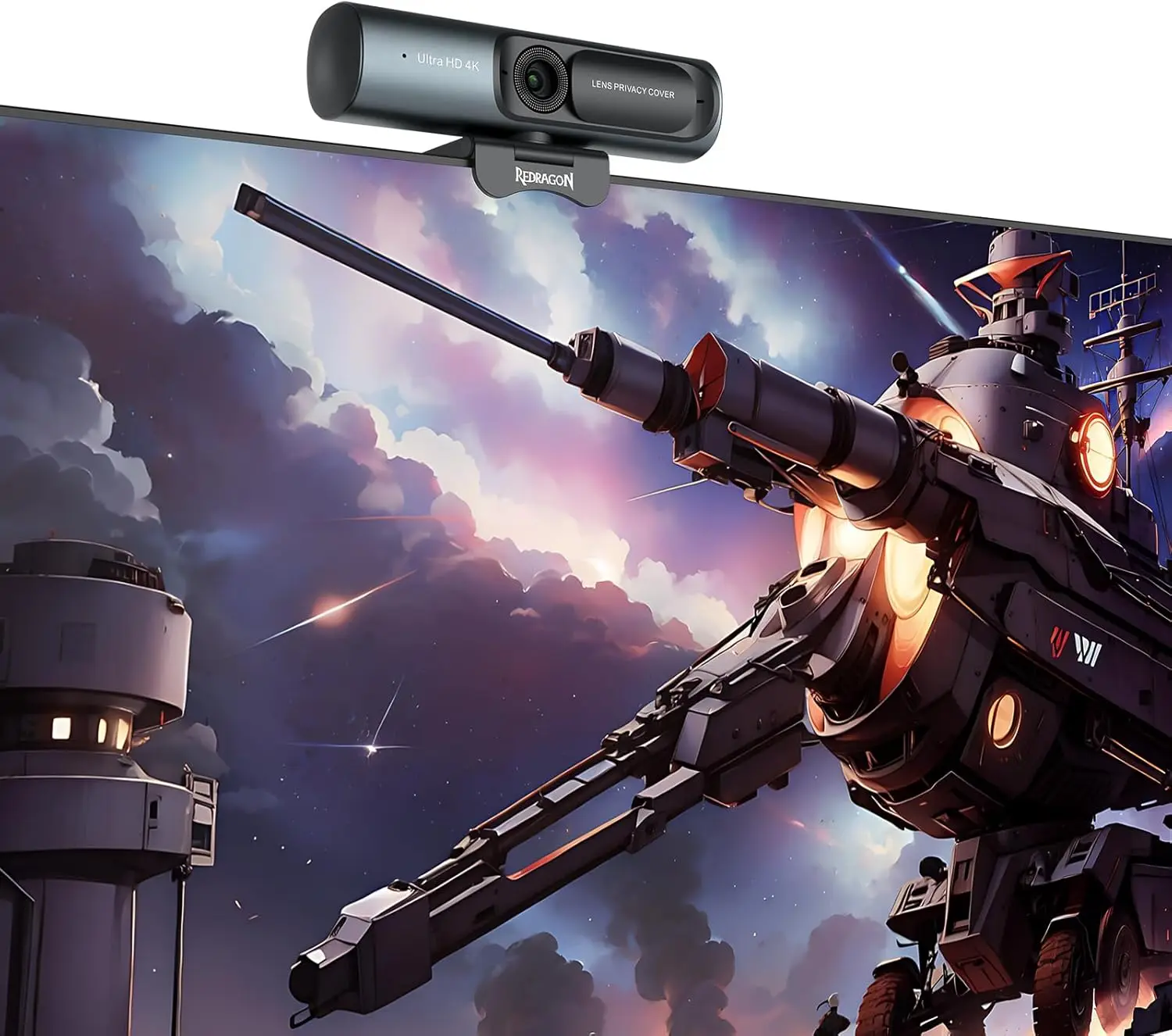 Redragon GW911 4K Webcam with Dual Mics and Auto Focus – photo 6