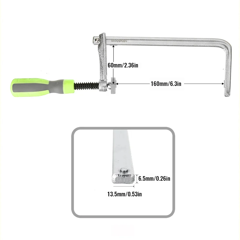 Allsome Quick-Adjust Track Saw Guide Rail Clamps, 2 Pack – photo 4